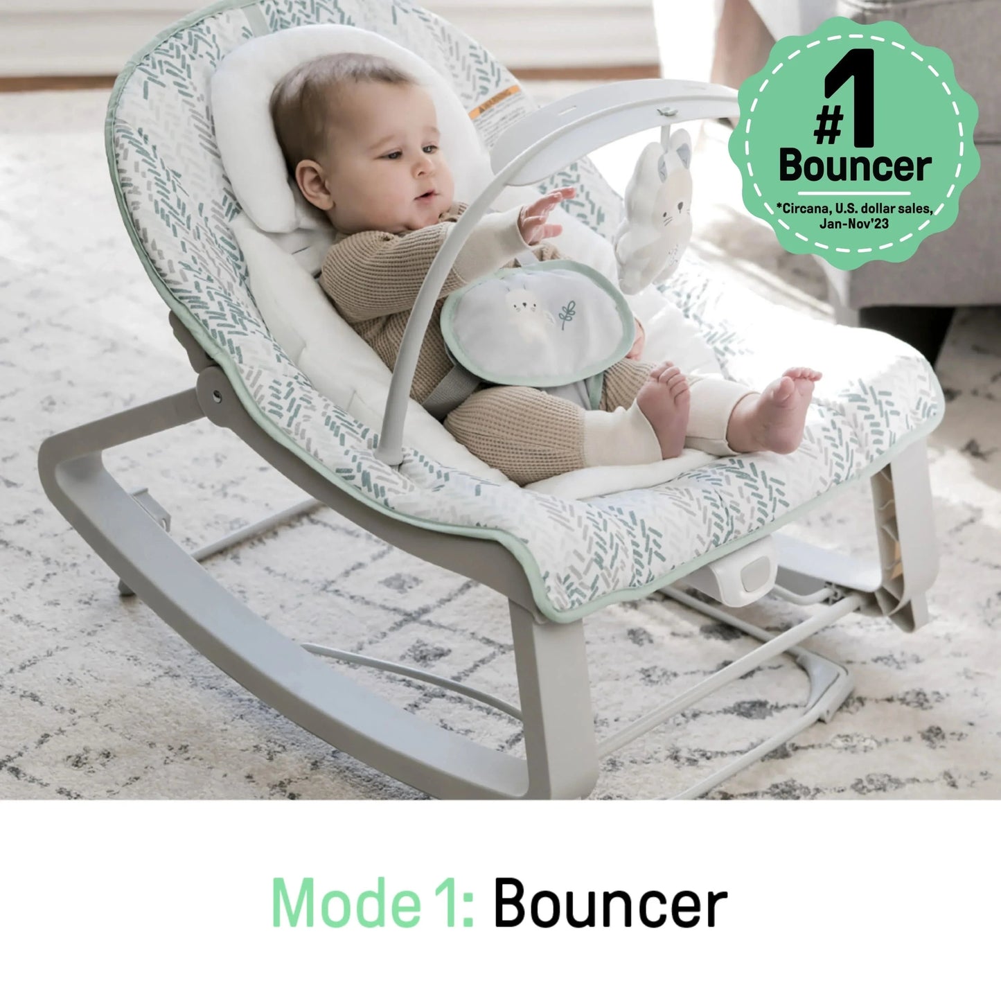 Kids2 - Ingenuity Keep 3 in 1 Cozy Rocker - Lily