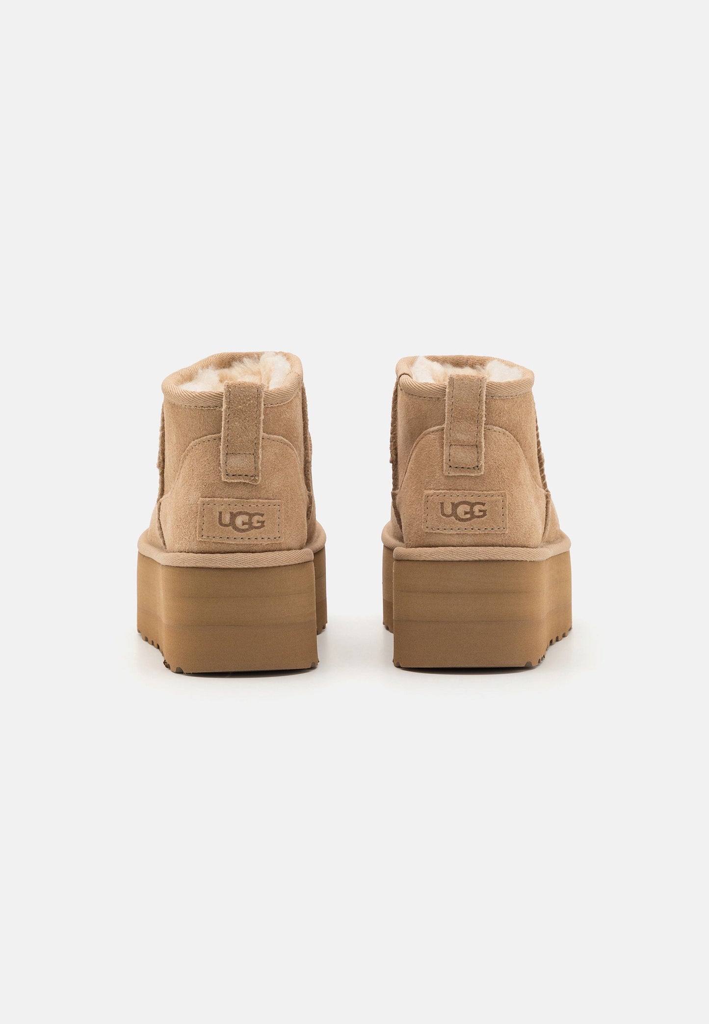 UGG Women's Light Beige  Classic Ultra Mini Platform Ankle Boots |UGG in Lebanon