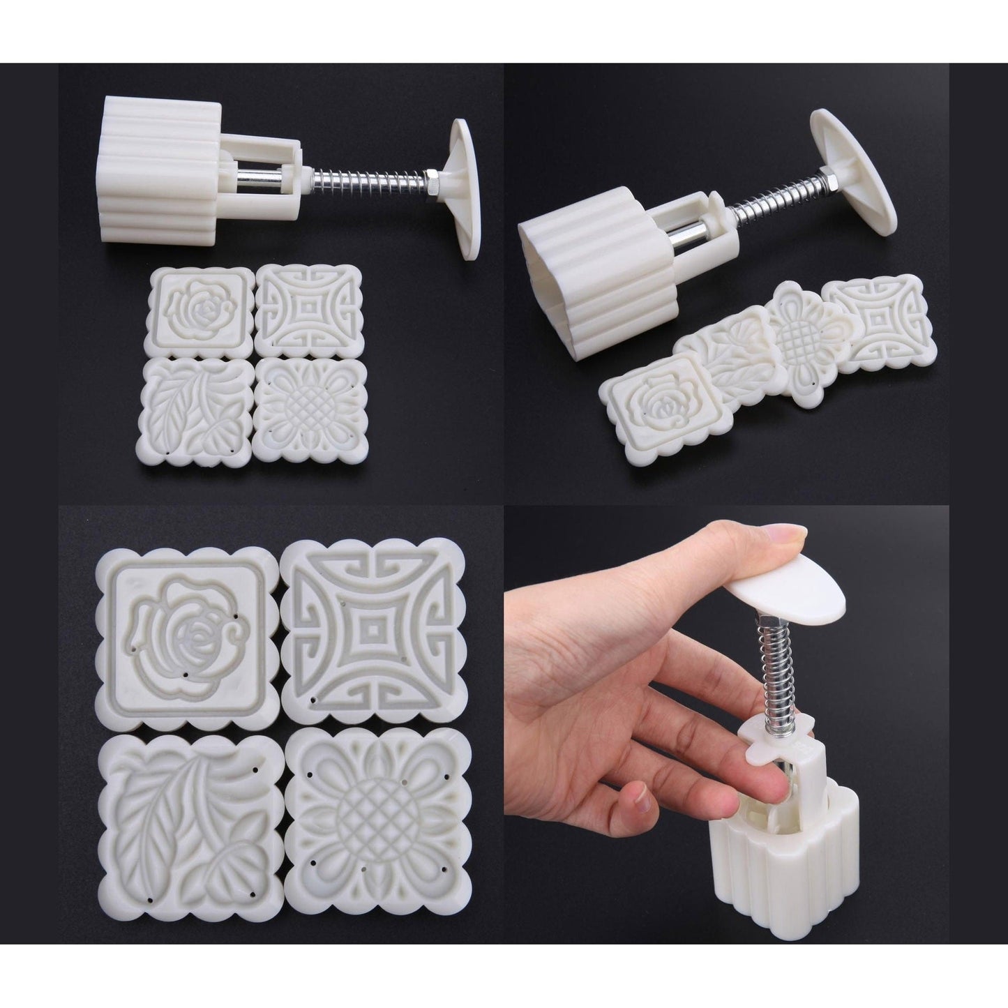 Maamoul  Square Press with Spring 4 designs