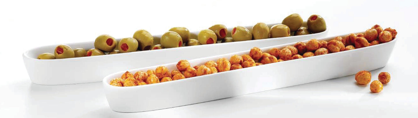 Symphony olive plate set of 2 (L:31cm)
