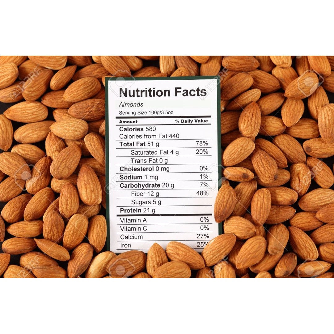 RAW ALMONDS WHOLE | Nutrient-Rich, Heart Healthy Snack