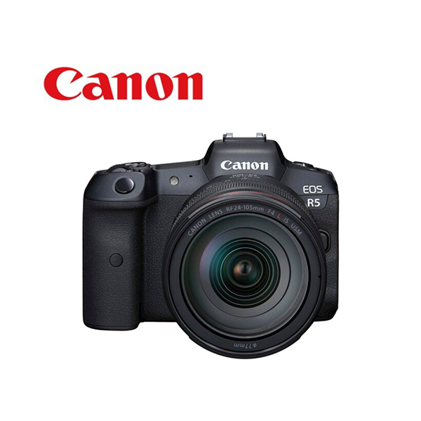 Canon EOS R5 Mirrorless Camera with 24-105mm f/4 Lens