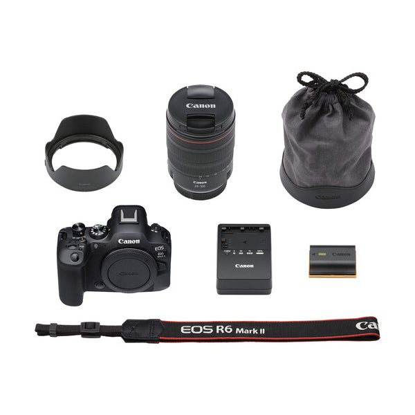 Canon EOS R6 Mark II Mirrorless Camera with 24-105mm F4 L IS USM Kit