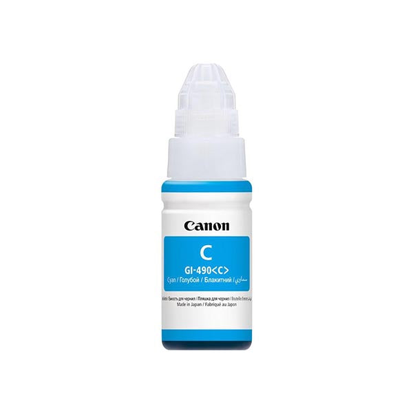 Canon GI-490 Ink Bottle, Cyan