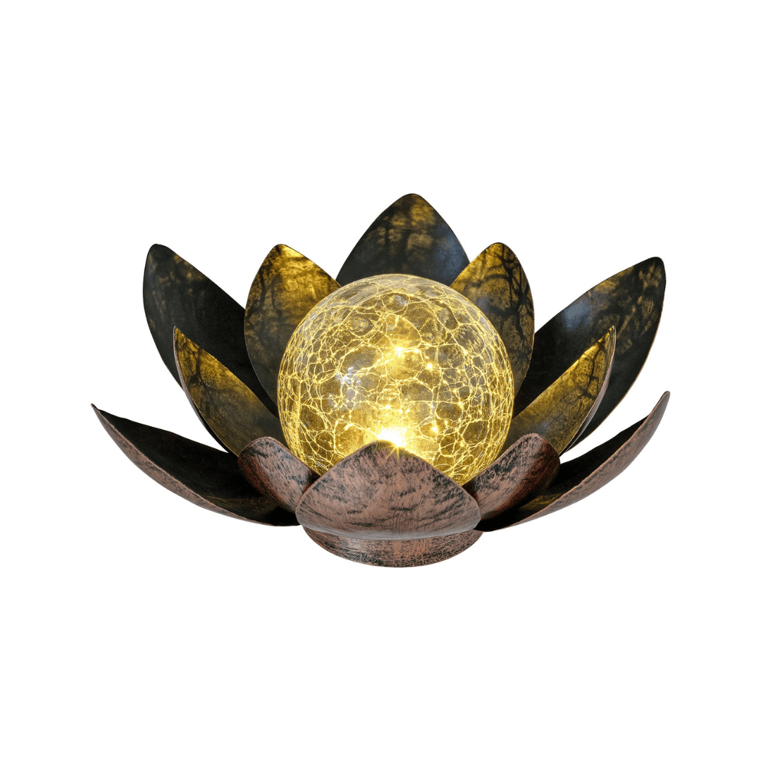 CASA DECO LED water lily Gray