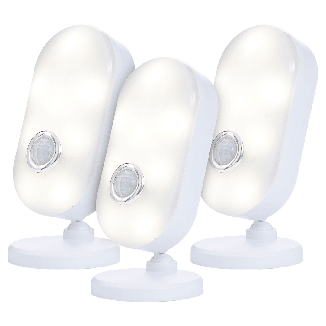 CASALUX LED Lights With Motion Detector, Set Of 3