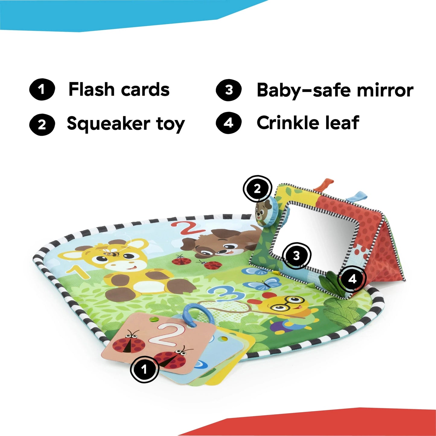 Kids2 - Be Dg Tummy Time - Mat And Mirror