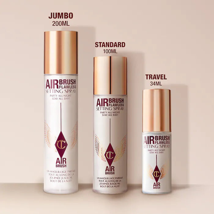 Charlotte Tilbury  Airbrush Flawless Waterproof Setting Spray-Natural finish - Standard size 100ml