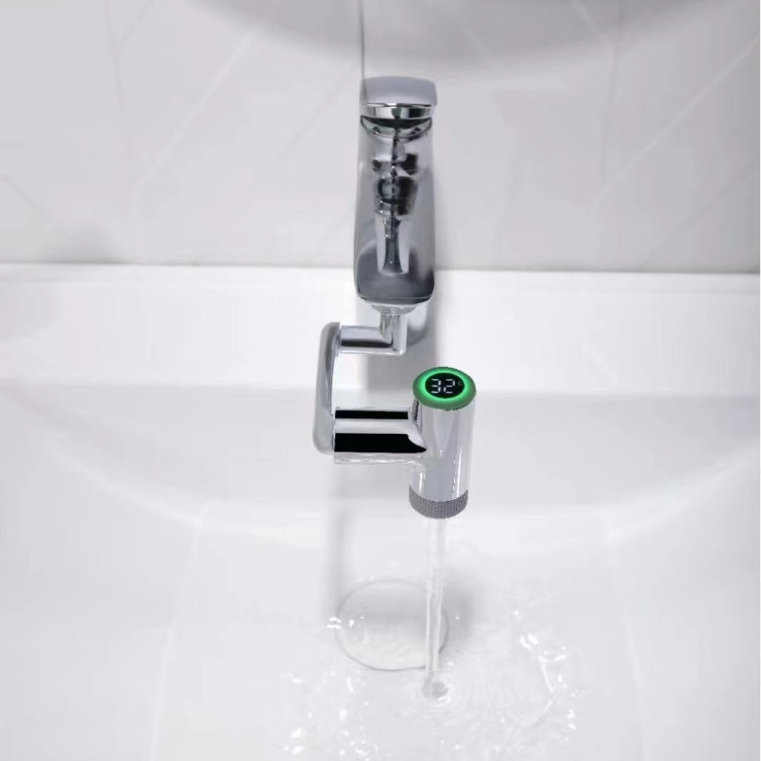 Smart Bathroom Faucet with Temperature Display