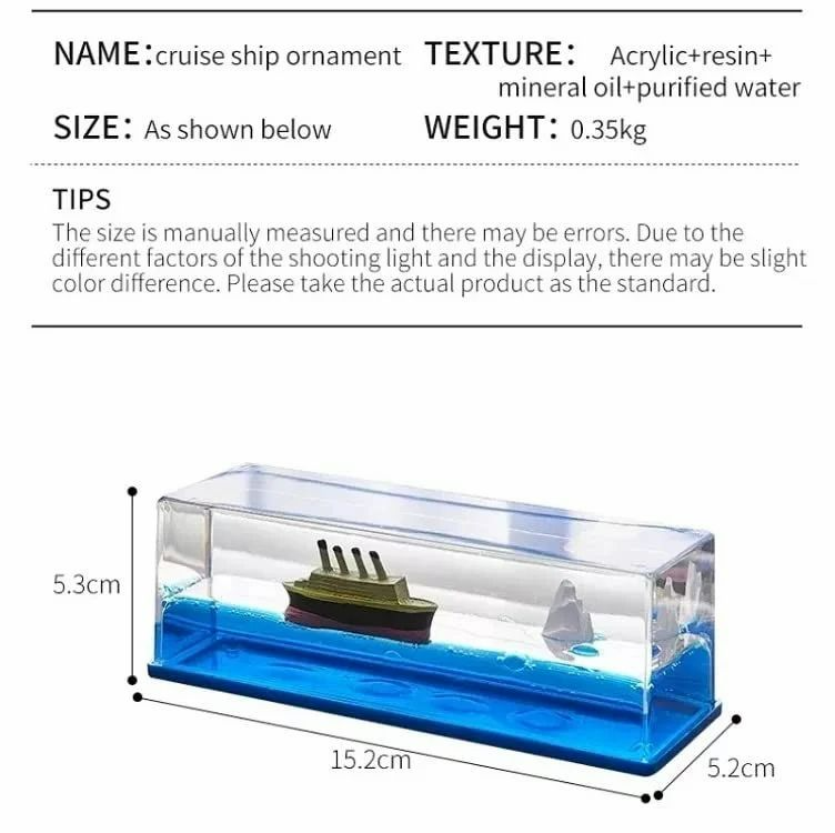 Unsinkable Titanic Cruise Ship Water Boat - Medaid International