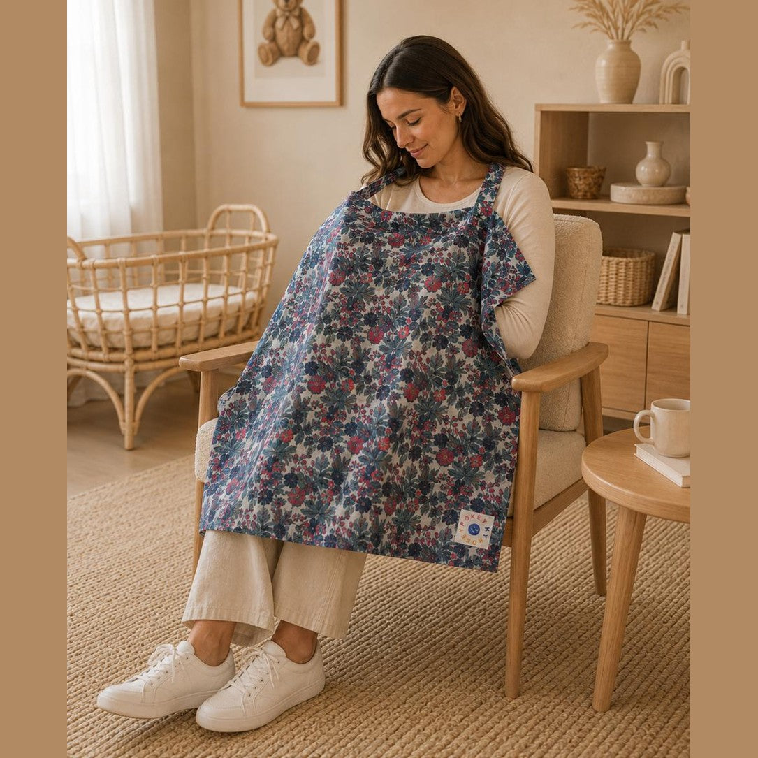 MyHokeyPokey - breast feeding cover - Midnight Floral