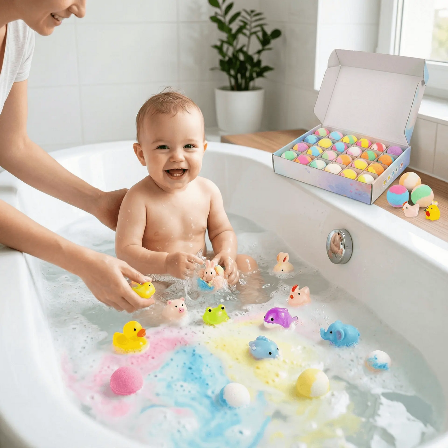 Children's Bath Bombs Balls with Surprise Toys