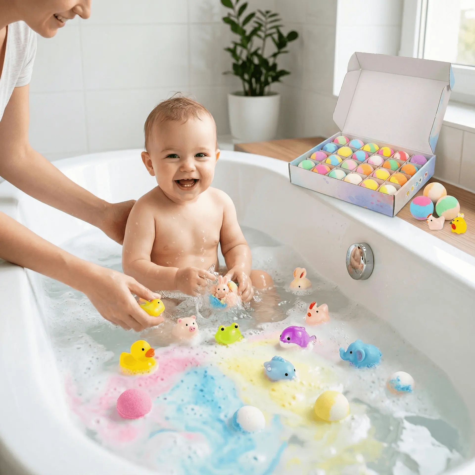 Children's Bath Bombs Balls with Surprise Toys