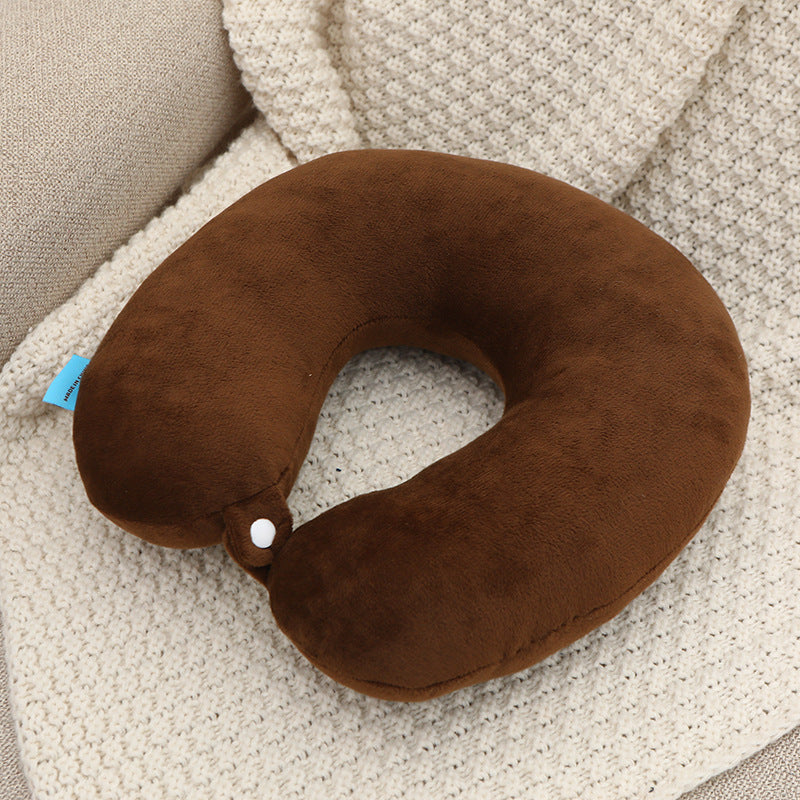 U-Shaped Travel Neck Pillow with 360-Degree Head Support