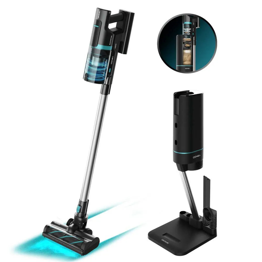 Cecotec Cordless Stick Vacuum Cleaner without Bag Conga Rockstar 10000 Nebula Station
