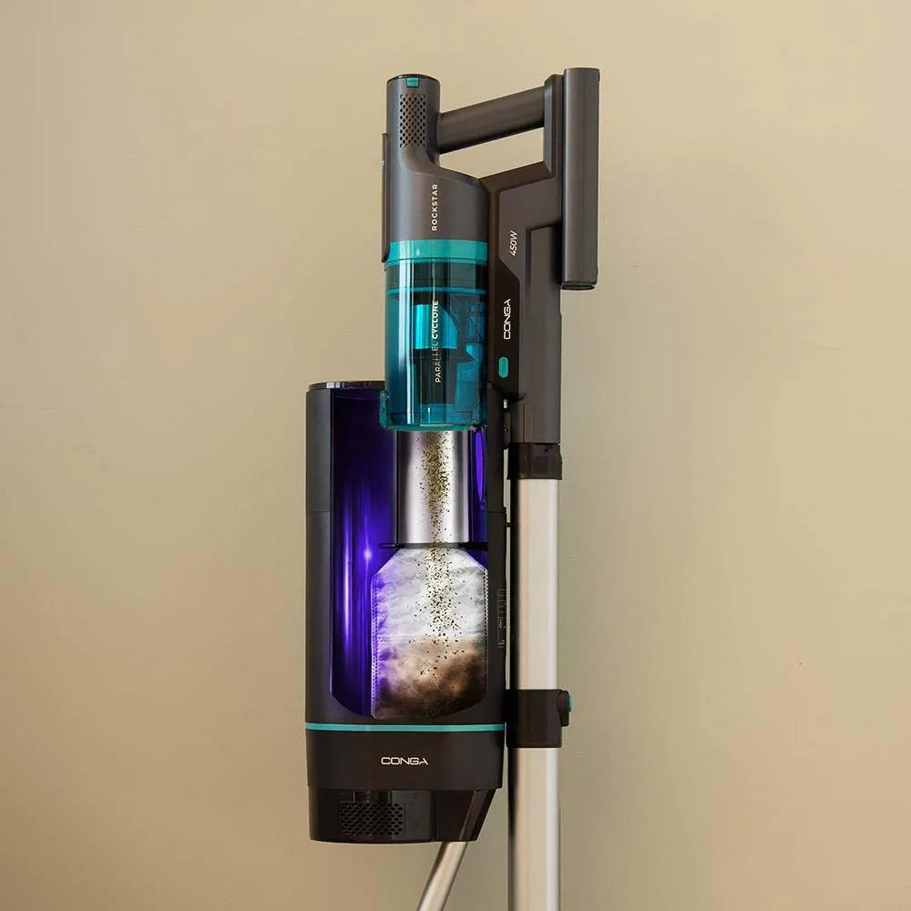 Cecotec Cordless Stick Vacuum Cleaner without Bag Conga Rockstar 10000 Nebula Station