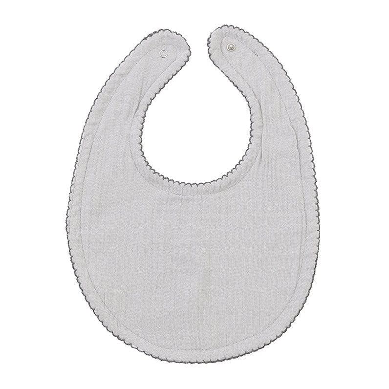 Babyjem Muslin Bib Grey Absorbent Baby Bib