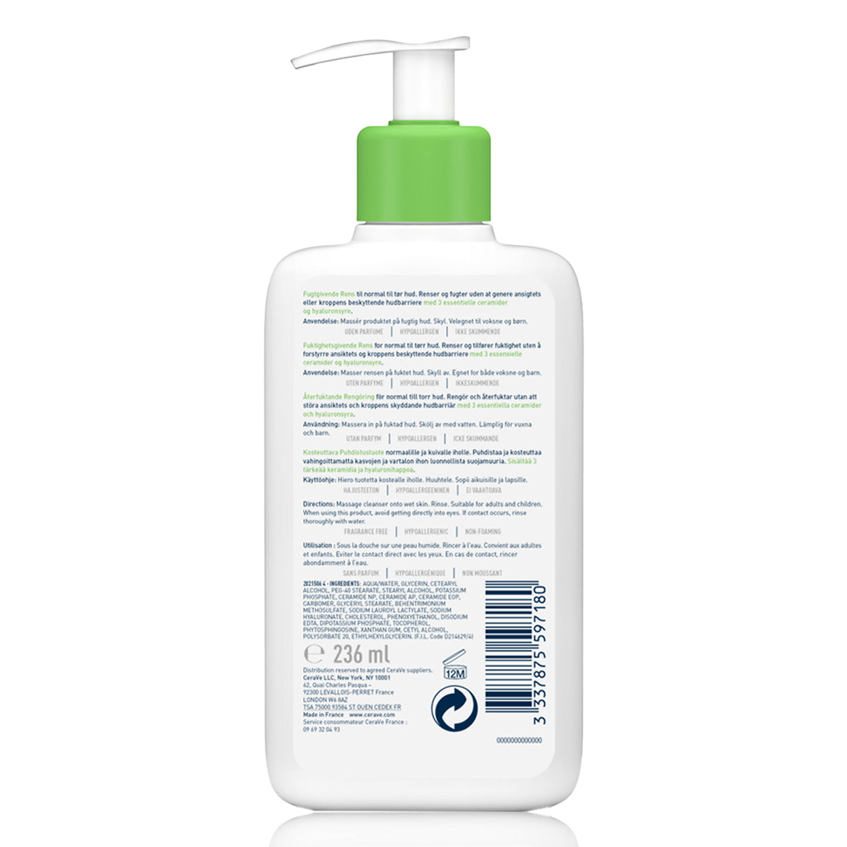 Cerave Hydrating Cleanser - 236 ml