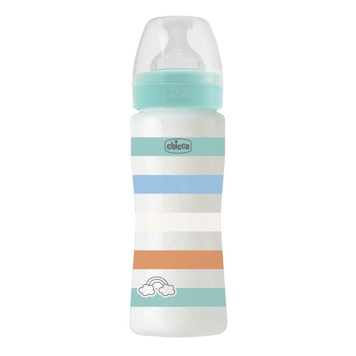 Chicco Blue Well Being Bottle Fast Flow 4M+
