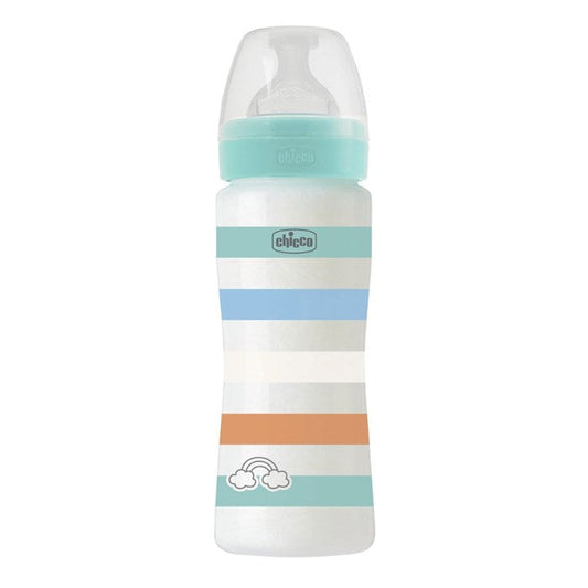 Chicco Blue Well Being Bottle Fast Flow 4M+
