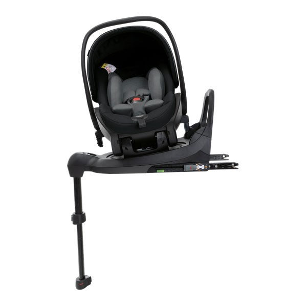 Chicco - Bellagio Stroller - Flexi Carrycot- First Seat Recline  - Full 360 i-size Base  - Black Satin - Travel System