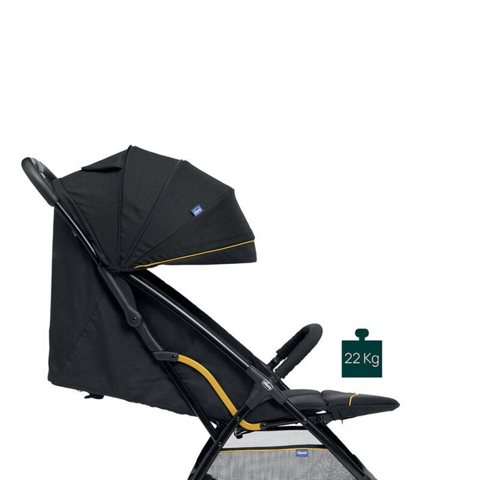 Chicco - Glee Stroller - Uneven Black - Travel Stroller