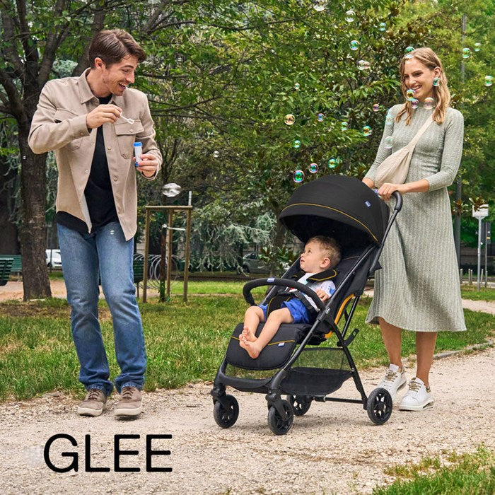 Chicco - Glee Stroller - Uneven Black - Travel Stroller