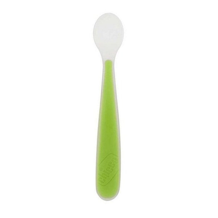 Chicco Green Soft Spoon 6M+