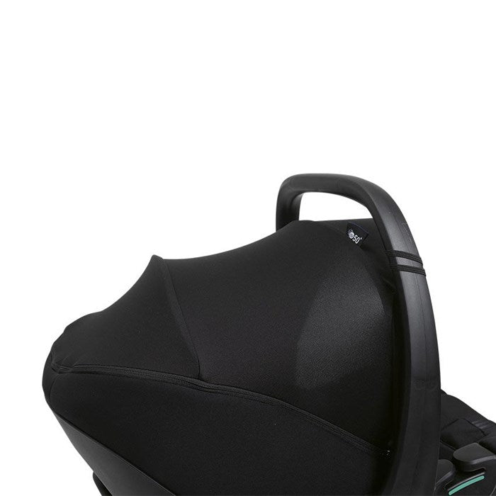 Chicco - Seety Stroller - Seety Carrycot (Boston Grey) - Kory (Black - Full 360 i-size Base - Travel System