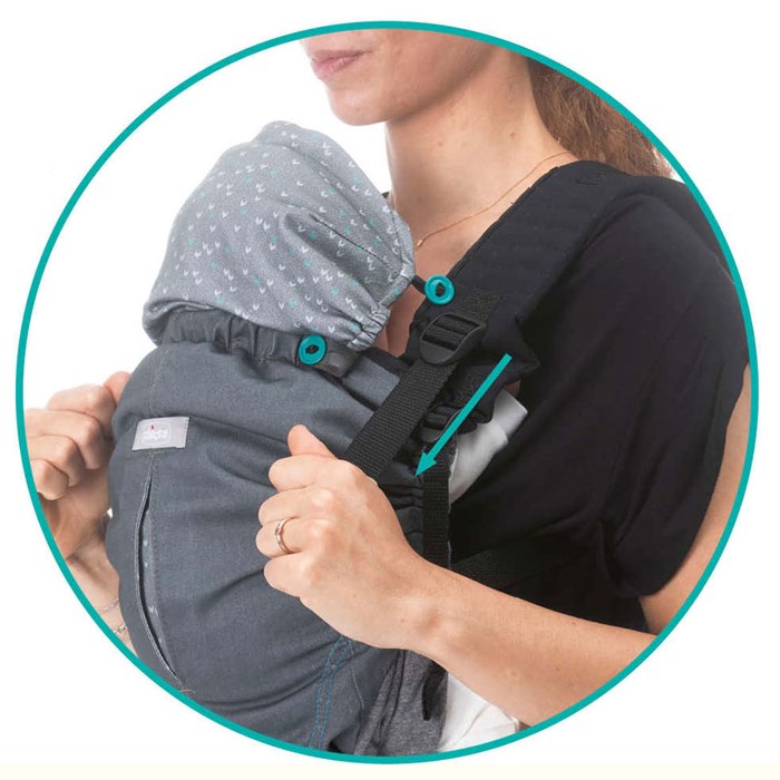 Chicco - Myamaki Fit Baby Carrier - Cool Grey (79227)