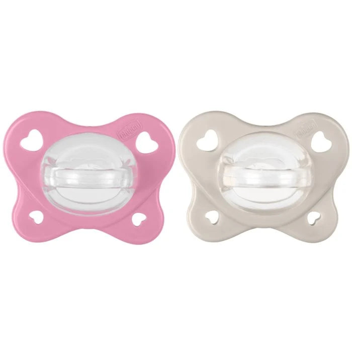 Chicco D - Soother Physio Dual - Soft 6-16m - 2pcs - Pink