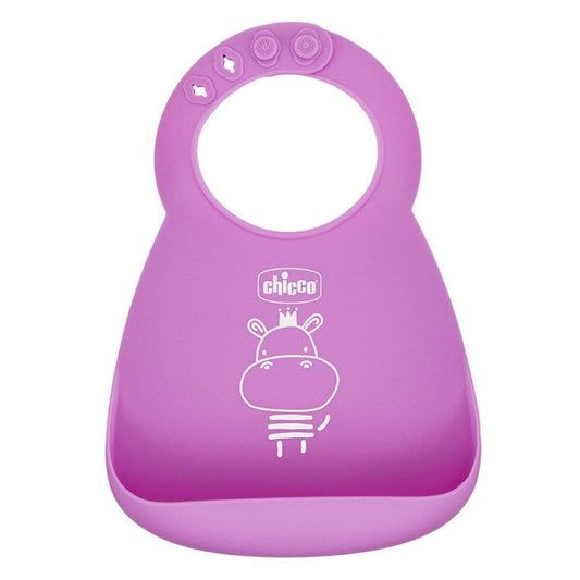 Chicco Pink Easy Roll Bib 6M+