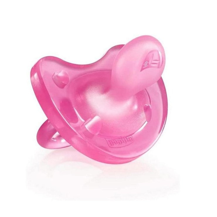 Chicco Pink Physio Soft Silicone 6 To 16 M (1 Piece)