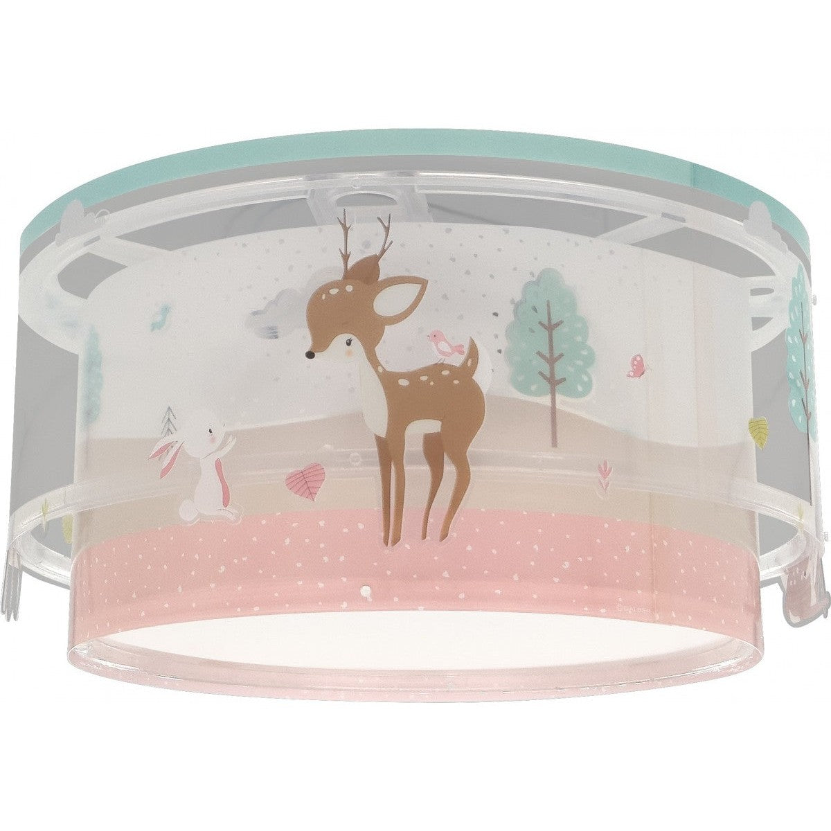 Dalber Childrens Ceiling Lamp Loving Deer Nursery Light
