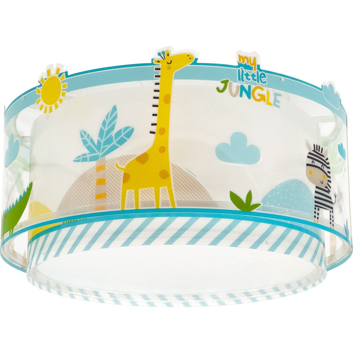 My Little Jungle Ceiling Lamp Jungle Animal Glow Nursery Light
