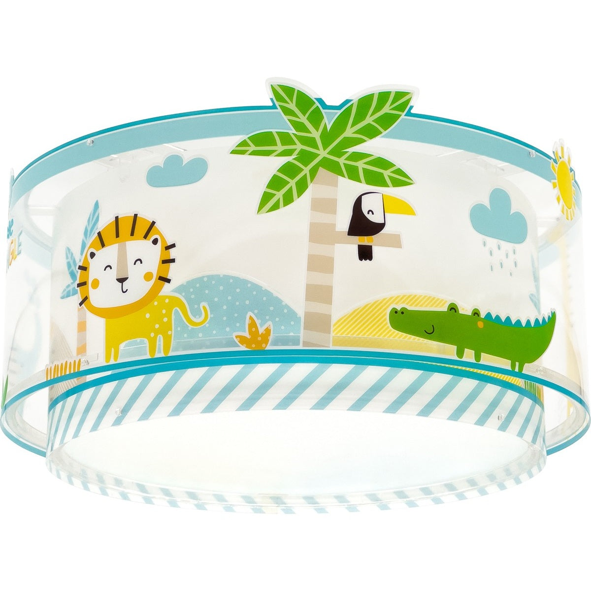 My Little Jungle Ceiling Lamp Jungle Animal Glow Nursery Light
