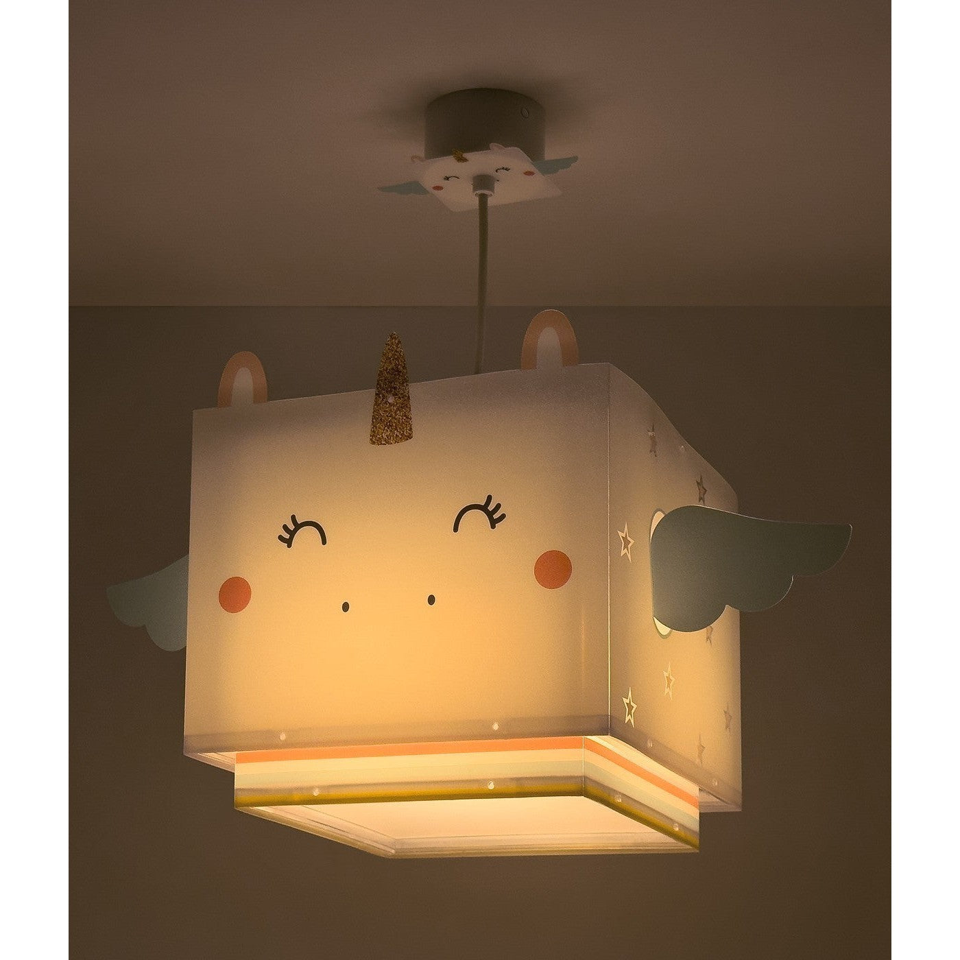 Dalber Childrens Hanging Lamp Little Unicorn Nursery Light