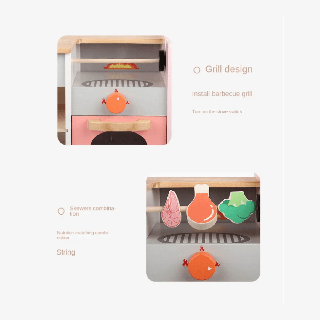 Children's Wooden kitchen Toy Set