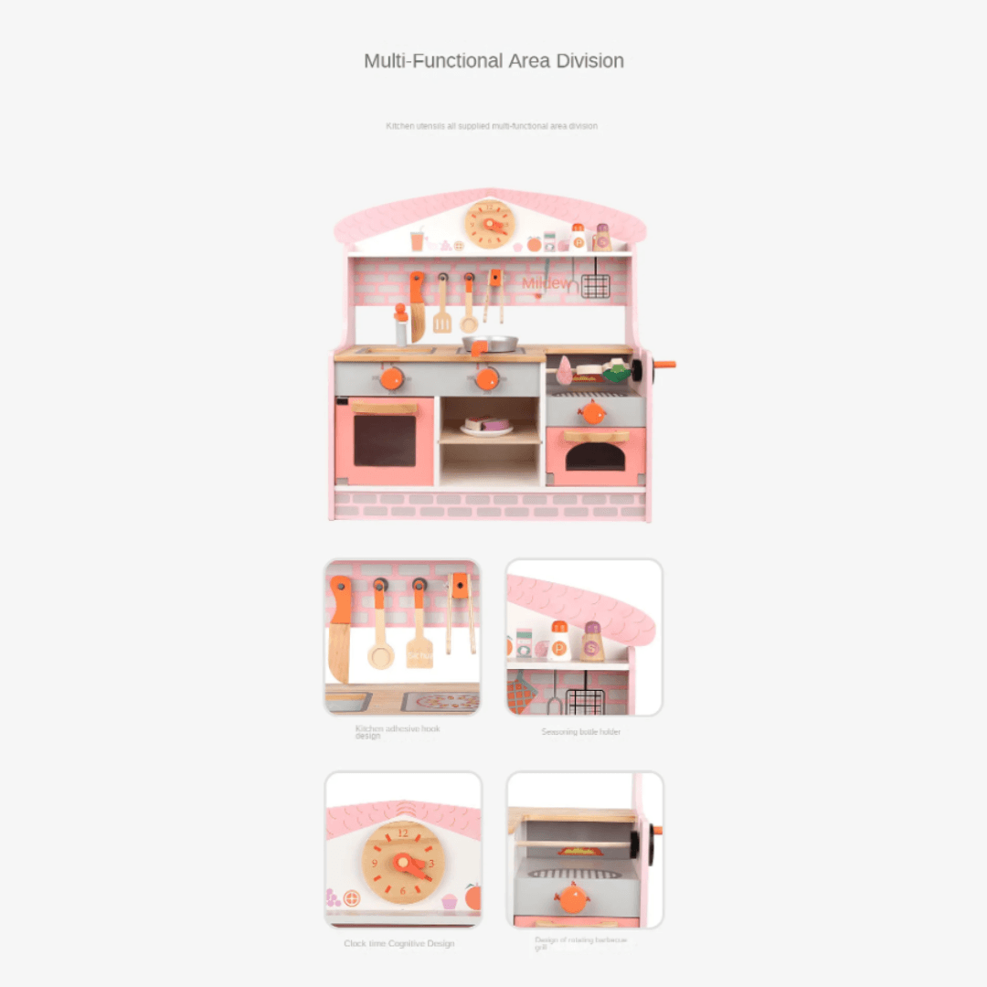 Children's Wooden kitchen Toy Set