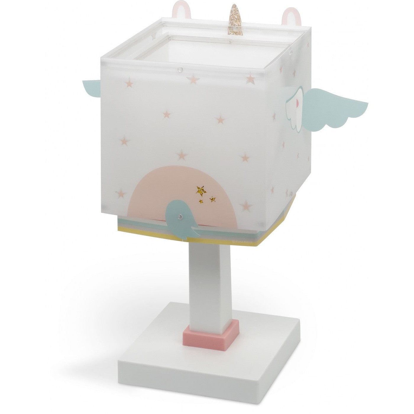 Dalber Childrens Table Lamp Little Unicorn Double Screen