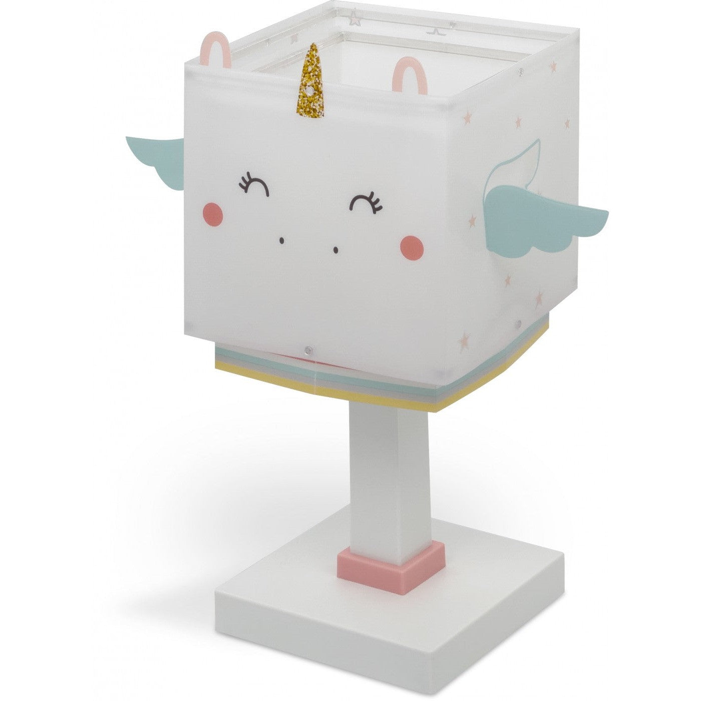 Dalber Childrens Table Lamp Little Unicorn Double Screen
