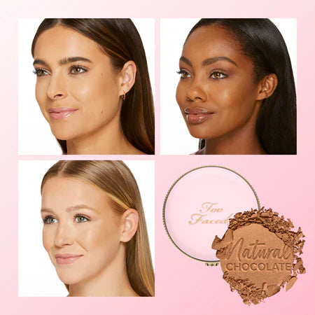 Too faced natural chocolate bronzer shade caramel cocoa