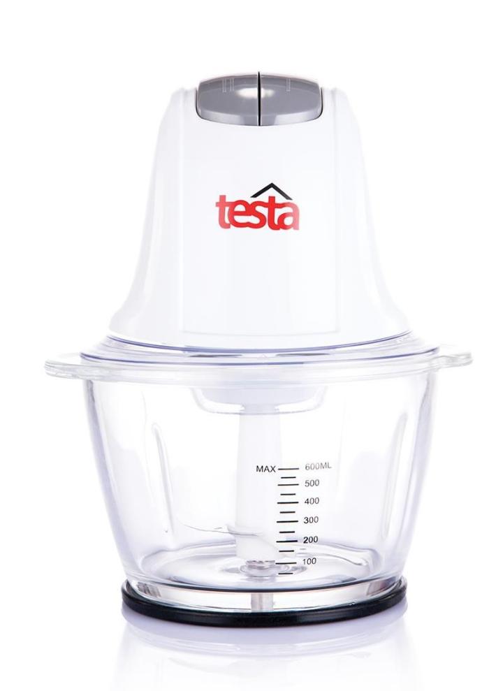 TESTA – Chopper Power: 300W Glass bowl Bowl capacity: 600ml