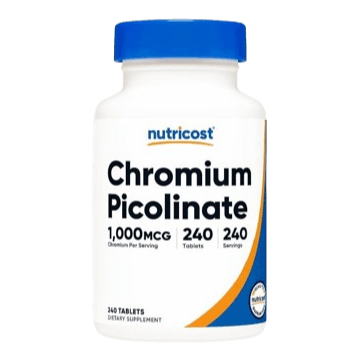 Nutricost Chromium Picolinate 1000mcg, 240 Tablets
