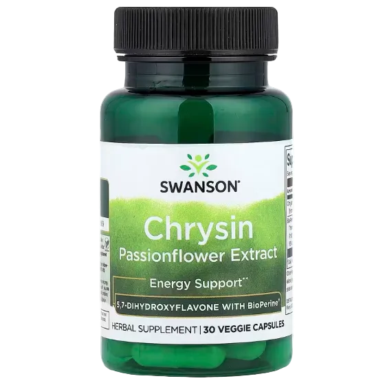 Swanson Vitamins Chrysin 30 Veggie Capsules