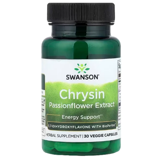 Swanson Vitamins Chrysin 30 Veggie Capsules