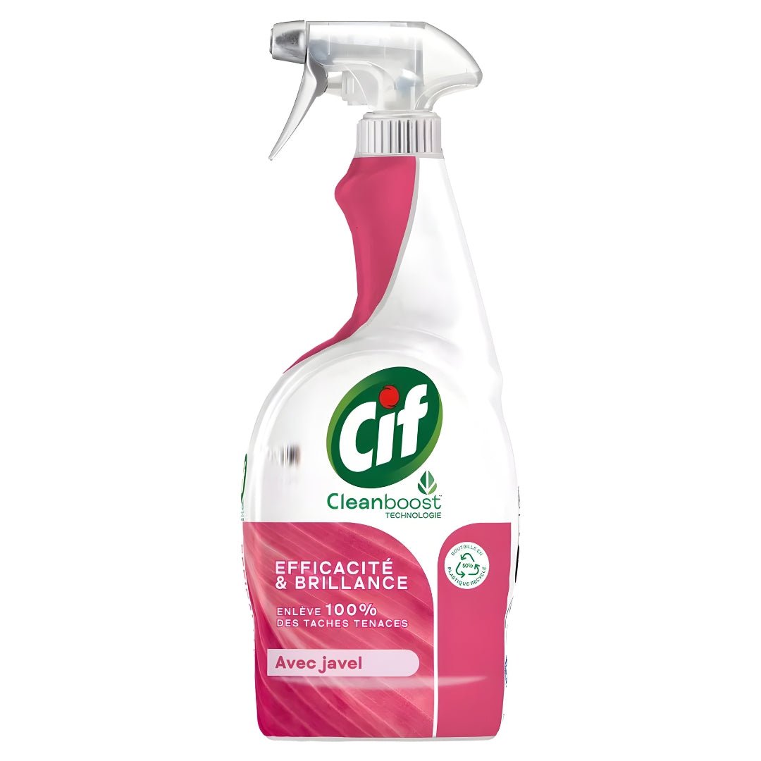 CIF Cleaning Spray with Bleach – 750ml - Made in UK