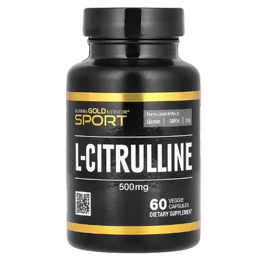 California Gold Nutrition Sport L-Citrulline Kyowa Hakko 500 mg 60 Veggie Capsules