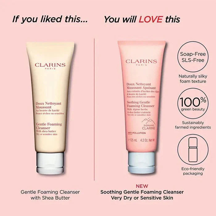 CLARINS - SOOTHING GENTLE FOAMING CLEANSER | 125 ML - Medaid International