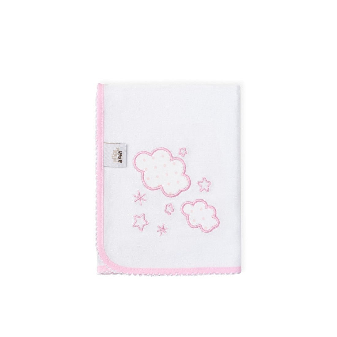 Interbaby Embroidered Gauze Pink